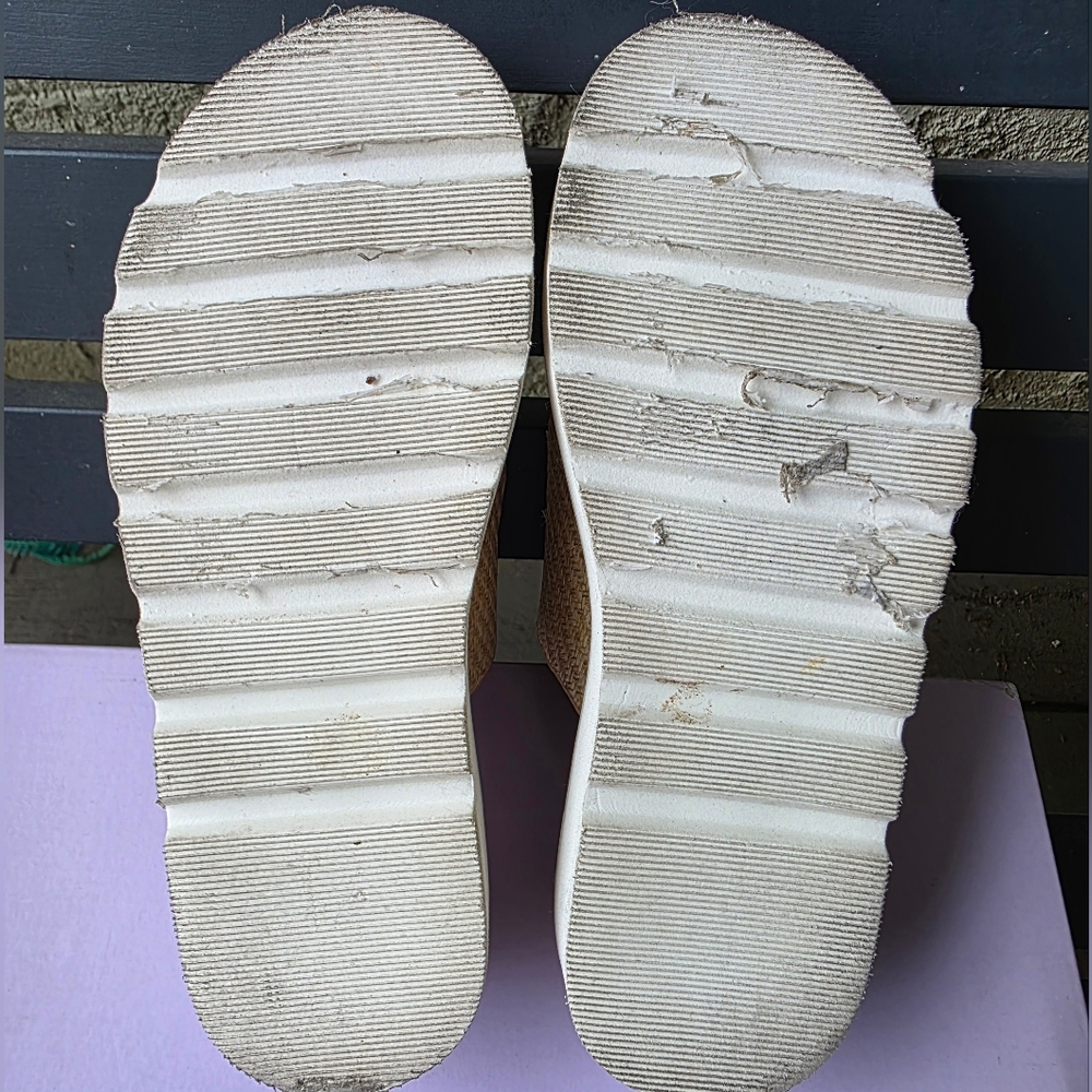 Madden Girl Mythical Slides Double-Buckle Sandals Woven Women's Sz. 6.5 - Picture 7 of 8